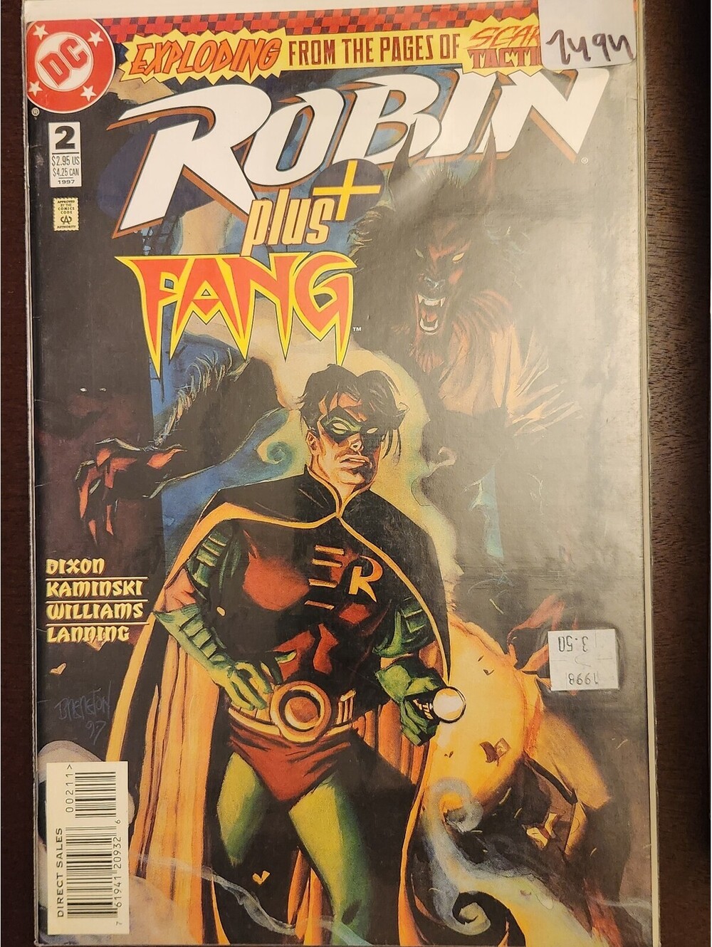 Robin Plus #2 Direct Edition Fang NM DC 1998 Dynamic Cover Crossover